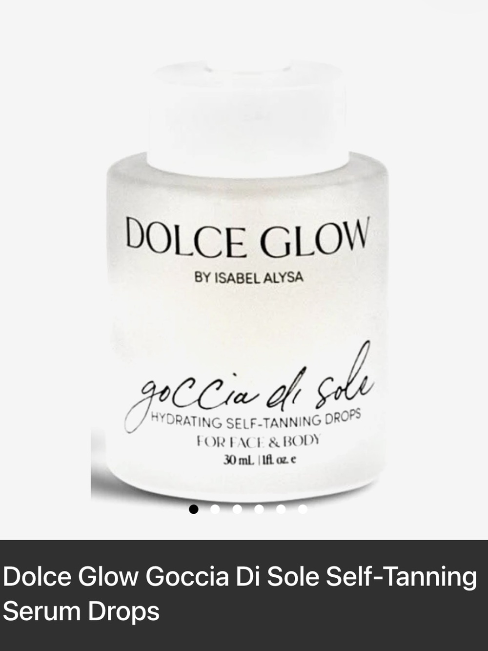 Dolce Glow Hydrating Self-Tanning Drops